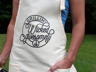 Wicked Awesomely Grillin’ Apron